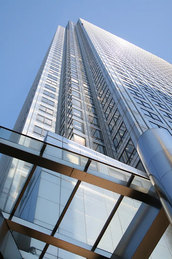 Office towers at Canary Wharf, London